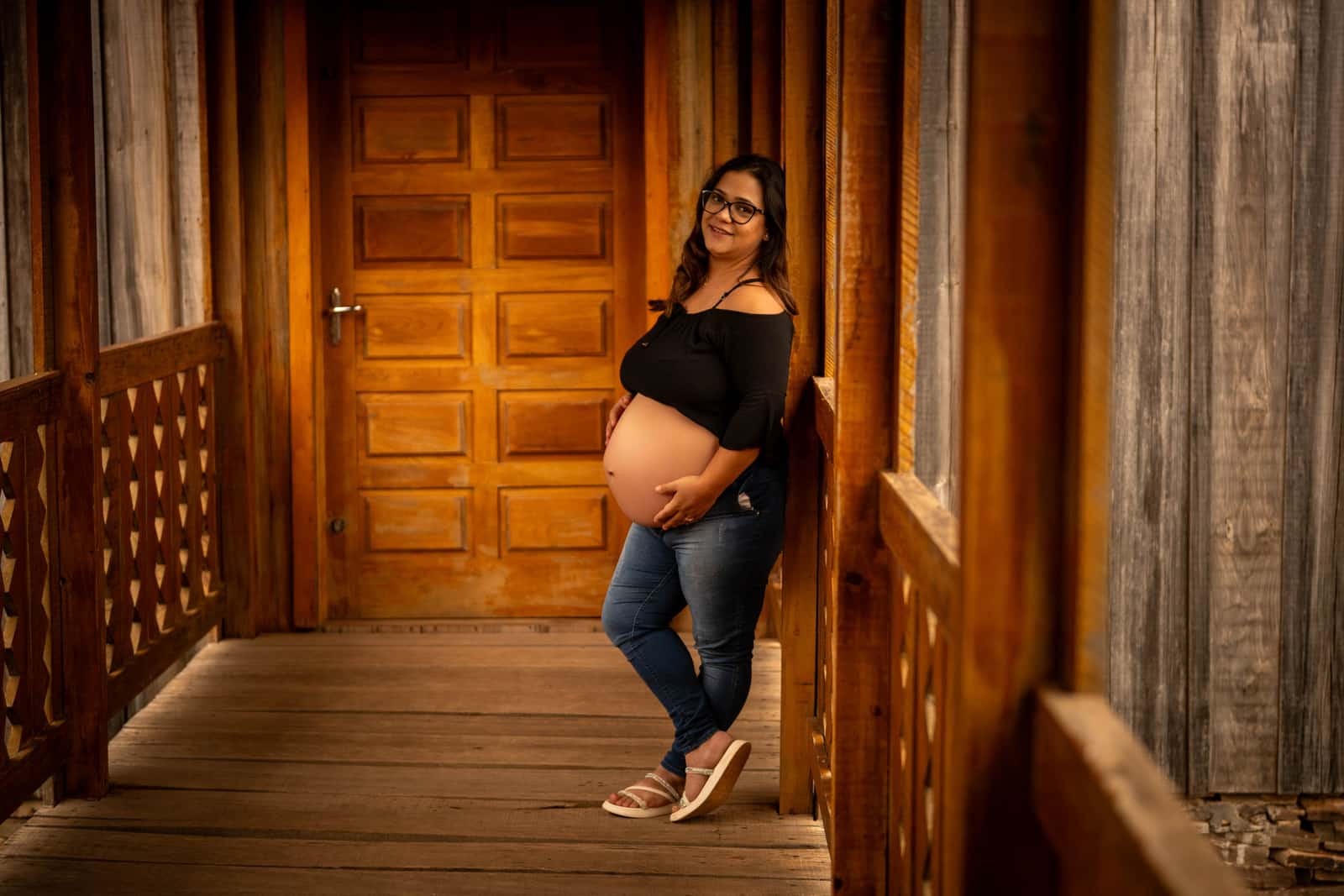 Ensaio gestante de Antonella fotografado em Tapejara — fotografia 9